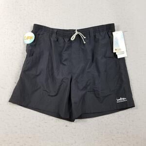 Columbia PFG Shorts Mens XL Black Nylon Packable UPF 50 Fishing Swim Relaxed Fit